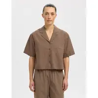 Selected Camicia Cropped Donne Marrone 42