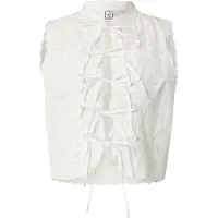 Vila Front Tie Top Senza Maniche