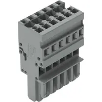 Wago Connettore a molla a 1 polo; CAGE CLAMP; 4 mm²; grigio 769-106