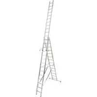 Krause 129727 Spr.Vielzweckleiter 3teil 3x14