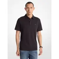 Michael Kors per uomo. CB95FGVC93 Polo in cotone nero (S), Casual, Manica corta