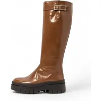Art per donna. 119591132003_023 Stivali in pelle marrone del 1959 (40), Basso, Cerniera, Casual