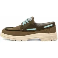 Art unisex. 119011122003_0G3 Scarpe in pelle verde Birmingham del 1901 (38), 3 a 5cm, Stringhe, Casual