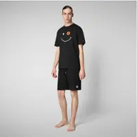 Save the Duck per uomo. DW2238M-RIPO20 Costume da bagno nero Bascom (L), Beachwear, Poliestere