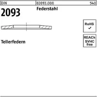 Reyher Molla a tazza DIN 2093 200x102x14,0 Acciaio per molle 1 pezzo