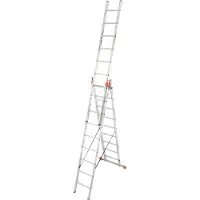 Krause 129673 Spr.Vielzweckleiter 3teil 3x9