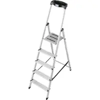 Krause MONTO Safety Stufen-Stehleiter 1x5 Stufen