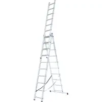 Krause 033406 Alu-V.Leiter Treppe 3x10 Sp.