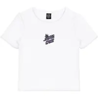 Santa Cruz Women's Flutter Flash T-Shirt T-shirt Donna (6, bianco)