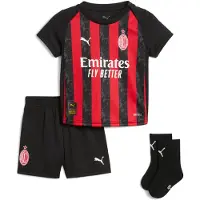 Puma Set Junior A Maniche Corte Casa Ac Milan 25/26