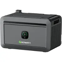 Growatt NOAH 2000 Plug & Play Accumulatore per impianti fotovoltaici da balcone (IVA 0% ai sensi del §12 comma 3 della legge tedesca sull'IVA)