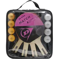 Dunlop Set Da Ping Pong Per 4 Giocatori