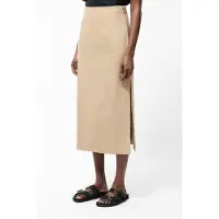 French Connection Linen Column Midi Skirt Incense Taglia: 6 | Minigonne Outlet | Donna | Bianco