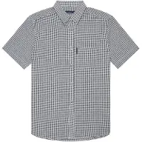 French Connection Gingham Pocket S/s Marine/ecru Taglia: M | Camicie Casual Outlet | Uomo