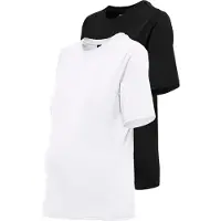 ONLY Maternity Maglietta nero / bianco