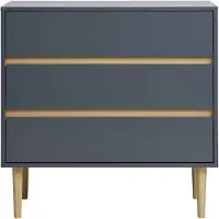Ebuy24 Cassettiera Bisley 3 cassetti grigio scuro.