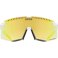 Uvex Pace Stage CV Mirror Cat. 3 Occhiali da ciclismo bianco/giallo