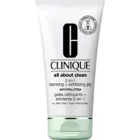 Clinique All About Clean Detergente 2 in 1 Gel esfoliante 150 ml — Detergente esfoliante
