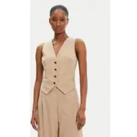 Guess Marciano By Irina Vest Natural Almond Multi Taglia: 46 | Gilet Outlet | Donna | Marrone