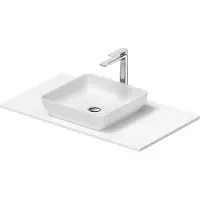 Duravit Sivida Set lavabos rectangulaires incl. console 880x500x123mm, 2680183200, 2680183200