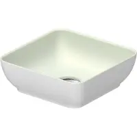 Duravit Sivida vasque à poser rectangulaire, 300x300mm, sans trou pour robinet, sans trop-plein, 266003FG00, 266003FG00
