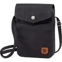 Fjällräven Greenland Pocket Borsa a tracolla (One Size, nero/grigio)