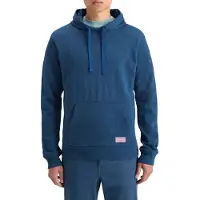 Scotch & Soda Jacquard Terry Hoodie Heritage Blue Taglia: M | Felpe con cappuccio Outlet | Uomo | Blu