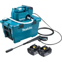 Makita DHW 080 G2K Idropulitrice a batteria 36 V ( 2x 18 V ) 80 bar 380 l/h Brushless + 2x batteria ricaricabile 6,0 Ah - senza caricabatterie