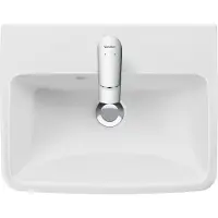 Duravit No.1 lave-mains, avec trou pour robinet, avec trop-plein, 450x350mm, vitrifié, blanc, 0743450000, 0743450000