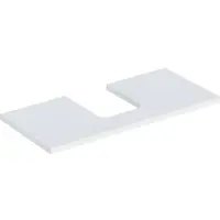 Geberit Plaque de lavabo ONE, découpe au centre, pour lavabo à poser en forme de coupe, 105x3x47cm, 505.274.00.2, 505.274.00.2