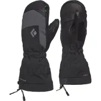 Black Diamond - Guanti da alpinismo in PrimaLoft&reg; - Mercury Mitts Black in Pelle - Taglia S - Nero