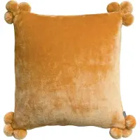 Vivaraise Fodere per cuscini TENDER POMPONS - Giallo - 45x45 cm
