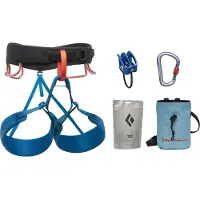 Black Diamond - Set imbrago - M Momentum Harness Package - Taglia XXL - Blu