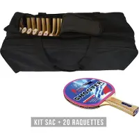Sporti France Kit Racchetta (borsa + 20 Racchette) Shooter