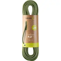 Edelrid - Corde d'escalade - Hummingbird Eco Dry 9,2Mm Night-Citrus in Pelle - Taglia 70 m - Verde