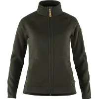 Fjällräven Women's Övik Fleece Zip Sweater Giacca in pile Donna (XXS, olivia)
