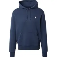 Ralph Lauren per uomo. 710907092002 Felpa con cappuccio in maglia doppia blu (M), Casual, Cotone