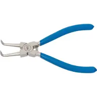 Bgs Pinze per anelli elastici angolate per anelli elastici interni 175 mm - 447-4
