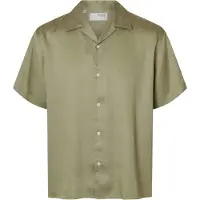 Selected Camicia A Maniche Corte Uomini Verde M