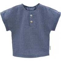 Maximo Baby Boy's Hemd T-shirt Bambini (62, blu)