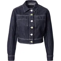 Karl Lagerfeld Button Denim Jacket Dark Blue Denim Taglia: L | Giacche di jeans Outlet | Donna | Blu