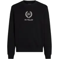 Karl Lagerfeld Black Hotel Karl Crest Sweatshirt Taglia: M | Maglioni a maglia Outlet | Uomo