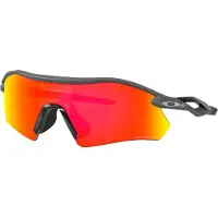 Oakley - Occhiali da sole - Radar Plate Matte Carbon Prizm Ruby - Grigio