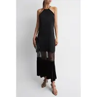 Reiss Lace Panel Maxi Dress — Black Taglia: 12 | Maxi abiti Outlet | Donna | Nero