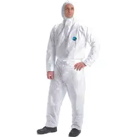 Dupont Tyvek 400 Tuta doppia cat. III, tipo5+6 antistatica taglia XL