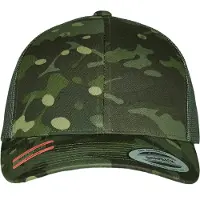 Flexfit Cappello da baseball 'Trucker' beige / oliva
