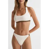Reiss Elastic Trim Bikini Bottoms — High Cut Taglia: 12 | Bikini Outlet | Donna