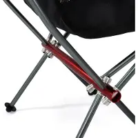 Basic Nature Travelchair Ultralight Relax Sedia da campeggio (89 x 57 x 97 cm, nero)