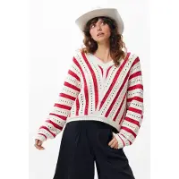 Catwalk junkie Ajour Knit Egret Taglia: 34 | Maglioni a maglia Outlet | Donna