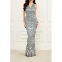 Guess Marciano By Sl Crystal Maxi Dres Honest Blue Taglia: 42 | Maxi abiti Outlet | Donna | Blu